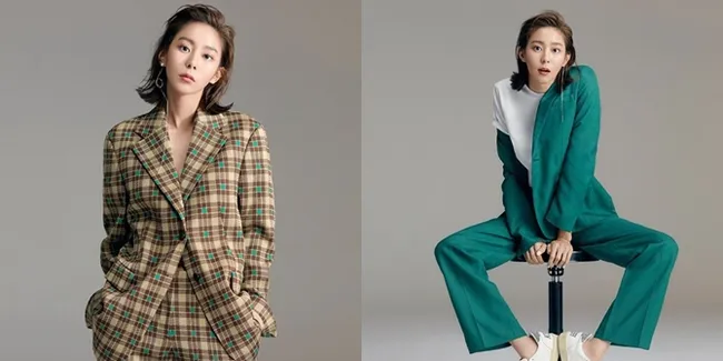 Girl Crush, UEE Tampil Memukau Dengan Style Boyish di Pemotretan Musim Gugur