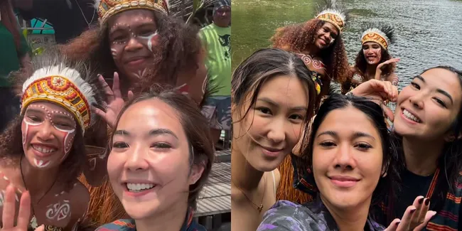 7 Potret Gisel Nikmati Pesona Kali Biru Papua, Dapat Kejutan Tak Terduga di Tengah Perjalanan