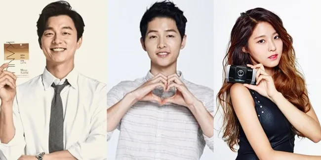 Gong Yoo, Song Joong Ki dan Seolhyun Jadi Bintang Iklan Favorit di 2017