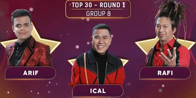 Grup 8 Top 30 D'Star: Rafi Raih Nilai Tertinggi dari Juri, Ical Unggul di Skor Akhir