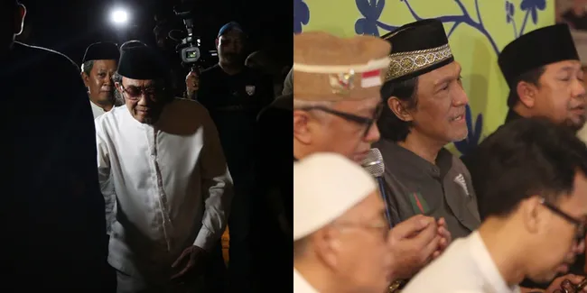 Hadir dalam Acara Tahlilan Marissa Haque, Rhoma Irama Kuatkan Ikang Fawzi - Nyanyikan Sepenggal Lirik 'Sebujur Bangkai'