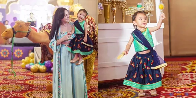 Hadir di Ultah Anak Ruben Onsu, Ini 7 Potret Claire Putri Shandy Aulia yang Bikin Gemas Pakai Outfit ala Arabian Night Party