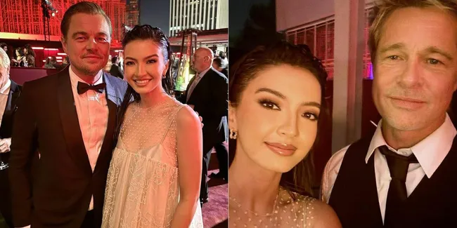 Hadiri Art+ Film Gala, Raline Shah Foto Bareng Leonardo DiCaprio hingga Brad Pitt - Cakepnya Nggak Kebanting!