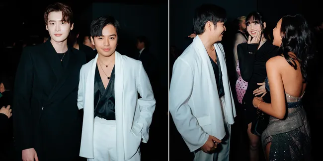 Hadiri Event Bulgari di Korea, Angga Yunanda & Shenina Cinnamon Foto Bareng Lee Jong Suk - Lisa BLACKPINK