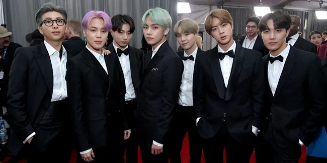 Hadiri Grammy Awards 2019, BTS Pakai Setelan Jas Karya Desainer Korea