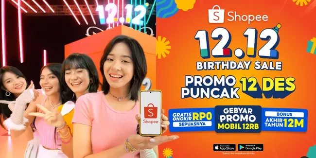 Hadirkan JKT48, Puncak Shopee 12.12 Birthday Sale Siap Bikin Heboh dengan Flash Sale Exclusive di Shopee Live!
