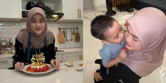 Henny Rahman Pilih Buat Kue Ulang Tahun Sendiri untuk Sang Putra, Haru Lihat Tumbuh Kembang Anak