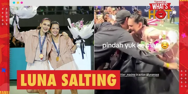Highlight Lagi-Lagi Tenis | Luna Maya Salting Terima Bunga Dari Maxime Bouttier