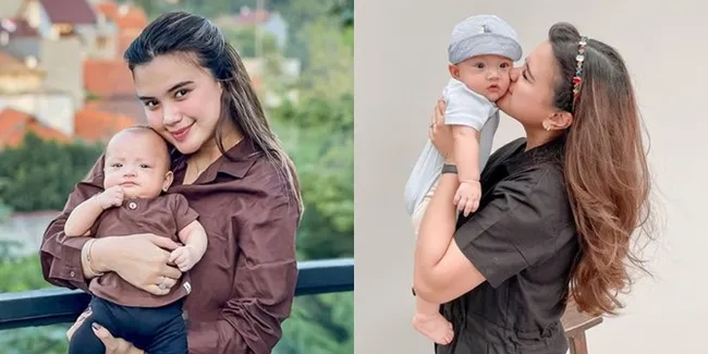 Hot Mom Muda Cantik, Ini Deretan Foto Audi Marissa Momong Baby Anzel: Sering Tampil Matching - Tetap Mesra dengan Suami