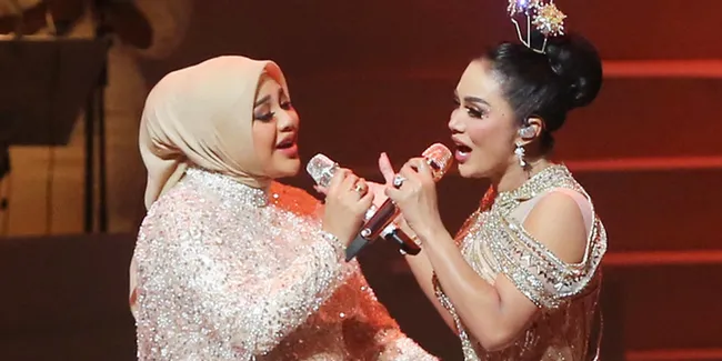 Ikut Ramaikan Konser Tunggal Kris Dayanti, Aurel Hermansyah Akui Kondisi Hamil Besarnya Sedikit Menghambat