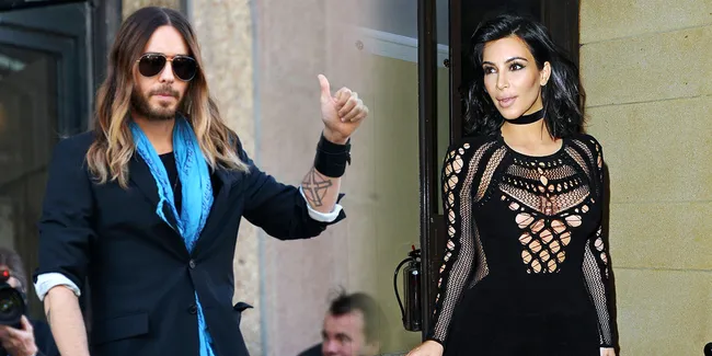 Ikutan Blonde, Jared Leto Jiplak Gaya Kim Kardashian?