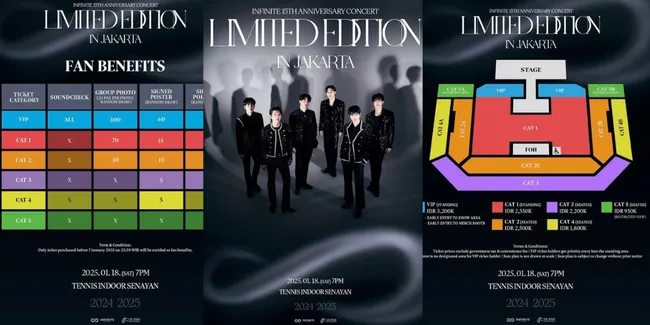 INFINITE Bakal Konser Spesial Di Jakarta Bertajuk &#34;15th Anniversary Limited Edition&#34;
