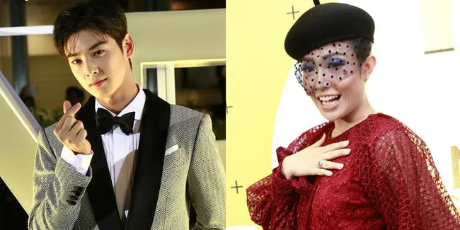 Interaksi Kocak Cha Eunwoo dan Ayu Dewi di Panggung ITA Awards 2018