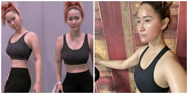 Inul Daratista Sempatkan Nge-Gym Sebelum Syuting, Pamer Perut Langsing