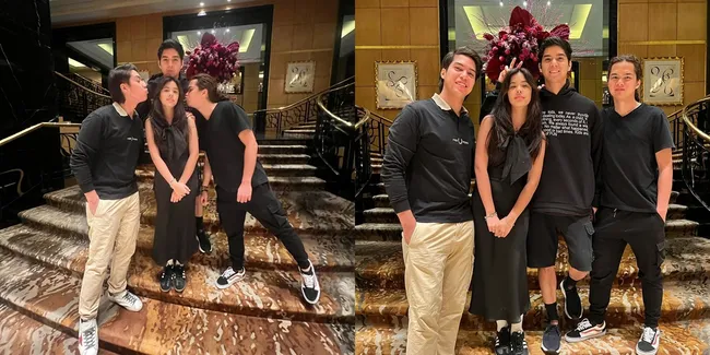 Jadi Adik Perempuan Satu-satunya, Begini Kedekatan Al, El, Dul ke Safeea Ahmad - Disayang Banget