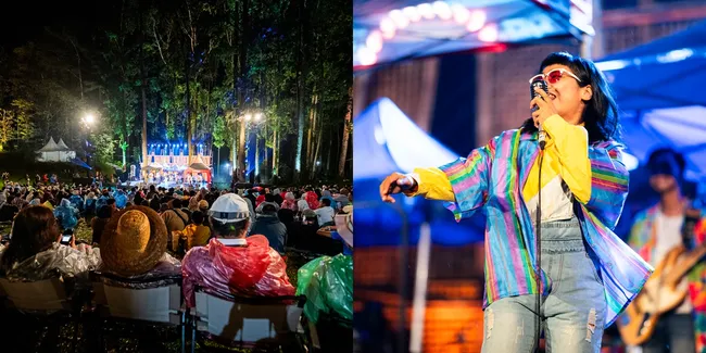 Jazz Gunung Slamet 2024 Sempat Ditunda Karena Hujan, Tetap Meriah - Dibuka oleh Cresensia Naibaho