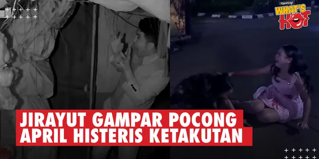 Jirayut Nekat Gampar Pocong Di Bis Hantu 'Tiba-Tiba Setan' - April Jatuh Sampai Nangis Histeris