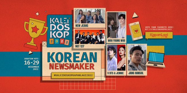 [KALEIDOSKOP 2022] 5 Seleb yang Masuk Kategori Korea Newsmaker 2022, Rumor Pacaran V BTS dan Jennie BLACPINK - Konser NCT 127 di Jakarta