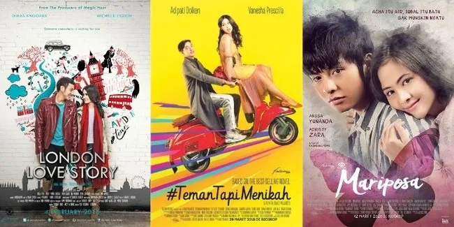 Keren! 5 Film Indonesia Ini Bentuk Perjuangan Cinta yang Bikin Baper, dari 'LONDON LOVE STORY' hingga 'MARIPOSA'