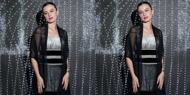 Kimberly Ryder Kenakan Gaun Vintage Milik Ibunda di Resepsi Luna Maya dan Maxime Bouttier