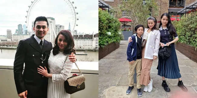Kini Tinggal di Inggris, 7 Potret Angie Virgin Bareng Keluarga - Paras Anak-Anaknya Bikin Salfok
