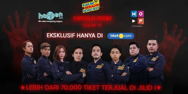 Lanjutkan Kesuksesan Seri Pertama, Podcast Horor Ruben Onsu 'Untold Story Jilid 2' Bakal Segera Hadir