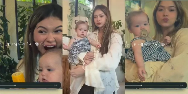 Latihan Jadi Ibu, 7 Potret Rebecca Klopper Momong Kamari Anak Jennifer Coppen