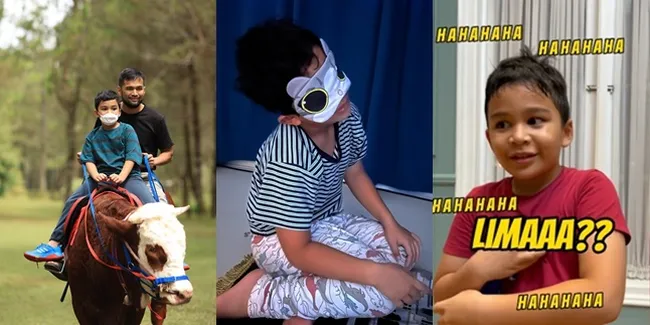 Lawak Seperti Bapaknya, Ini 7 Potret Lucu Adam Anak Teuku Wisnu dan Shireen Sungkar - Pernah Minta Adik Sebelas