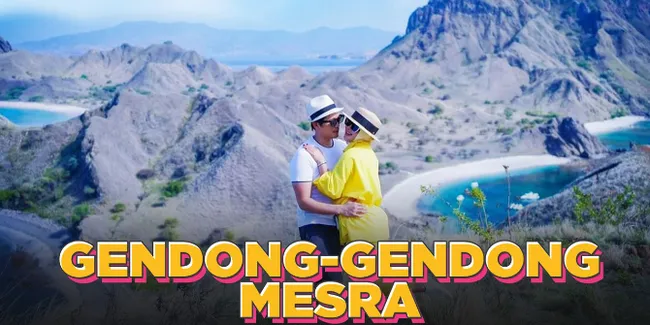 Liburan Syahrini ke Labuan Bajo Bareng Reino Barack, Gendong-Gendong Mesra - Foto Sama Komodo