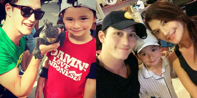 Makin Ganteng, Saat Kenzou Lewis Ngeteh Cantik Bareng Model Ini