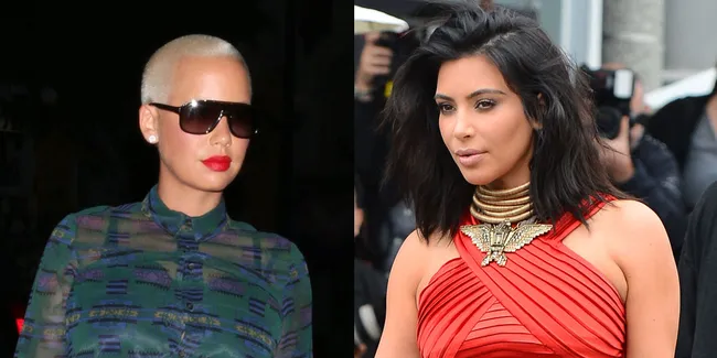 Makin Sengit! Amber Rose Sebut Kim Kardashian Wanita Murahan