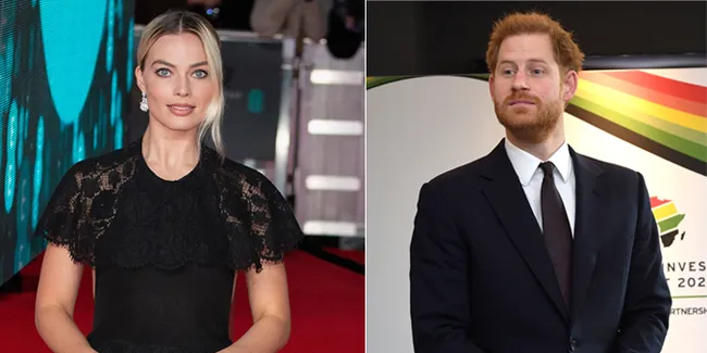 Margot Robbie Sampaikan Pidato Kemenangan Brad Pitt &#38; Singgung Nama Harry di Depan Pangeran William