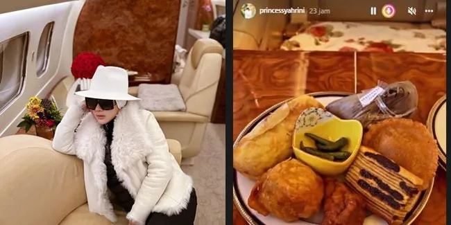 Meski Naik Jet Pribadi Super Mewah, Ini Sederet Menu Makanan Syahrini yang Sederhana