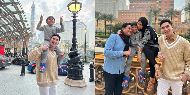 Meski Beda Ibu, Ini 7 Potret Sayang Verrell Bramasta Bareng Elvano Anak Ivan Fadilla dengan Sarni
