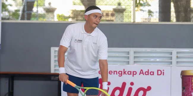 Meski Kalah Tanding Tenis Lawan Rezky Aditya, Randy Pangalila Mengaku Tak Kelelahan