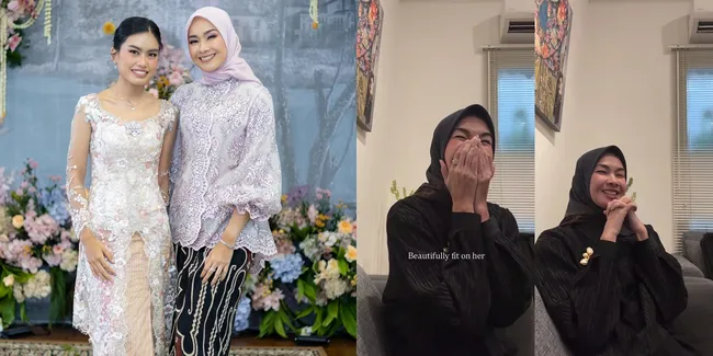 Momen Alya Rohali Terharu Bahagia Lihat Adjani Fitting Baju Pengantin