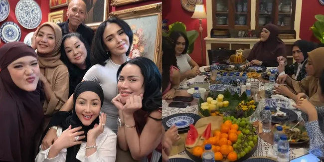 Momen Arisan Melly Goeslaw dan Sahabat di Rumah Yuni Shara yang Homey