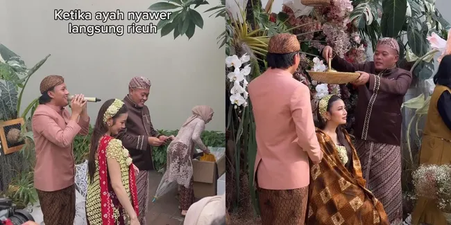 Momen Menarik di Tasyakuran 7 Bulanan Mahalini, Sule Nyawer Bagi-Bagi Uang - Rizky Febian: Untung Ada Ayah