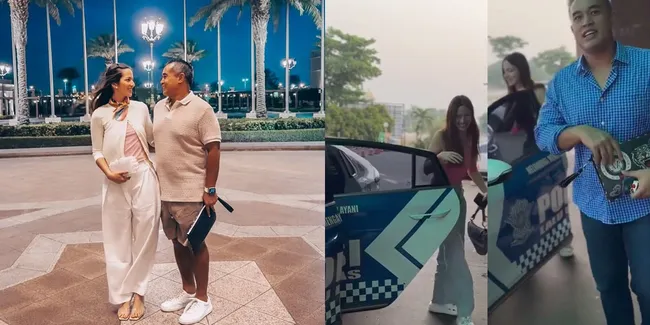 Momen Nia Ramadhani dan Ardi Bakrie Nebeng Mobil Polisi, Penyebabnya Tidak Terduga