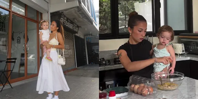 Momen Seru Jennifer Coppen Bikin Kue Bareng Kamari, Jadi Love Language Favorit