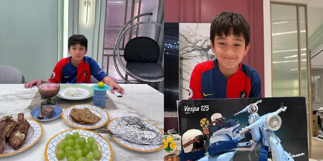 Ngabuburit Seru Rafathar Susun Lego Vespa