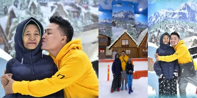 Nggak Ikut Keluarga Besar Raffi Ahmad ke Jepang, Ini yang Dilakukan Merry Ahmad - Bahagiakan sang Ibu