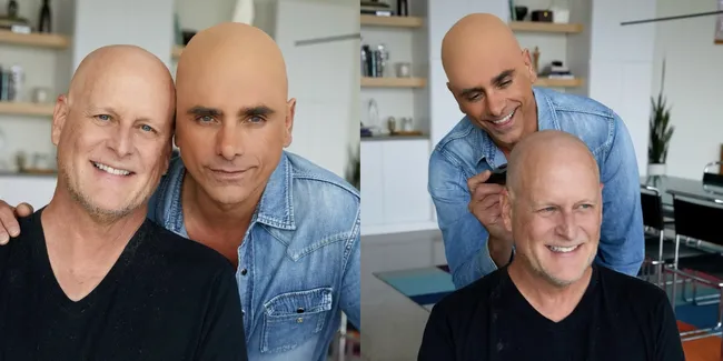 Niat Dukung Teman Dekat, John Stamos Malah Dihujat Karena Kenakan Penutup Kepala Botak untuk Support Dave Coulier Hadapi Kanker