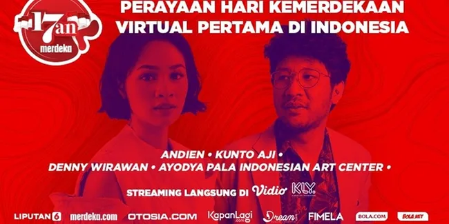 Perayaan HUT ke-75 RI di 17an Merdeka Digelar Virtual Untuk Pertama Kali, Dimeriahkan Oleh Andien dan Kunto Aji