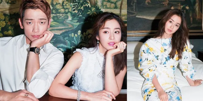 Perdana Pemotretan Bareng, Ini Komentar Rain - Kim Tae Hee