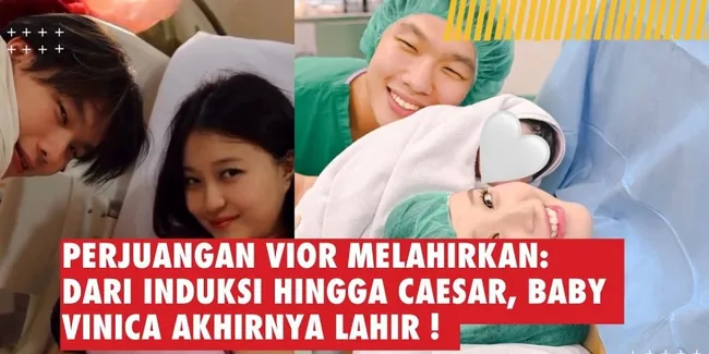 Perjuangan Vior Melahirkan: Dari Induksi Hingga Caesar, Baby Vinica Akhirnya Lahir!