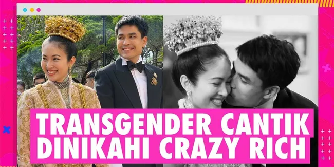 Pernikahan Nong Poy Transgender Tercantik dengan Crazy Rich Thailand, Anggun dalam Gaun Tradisional