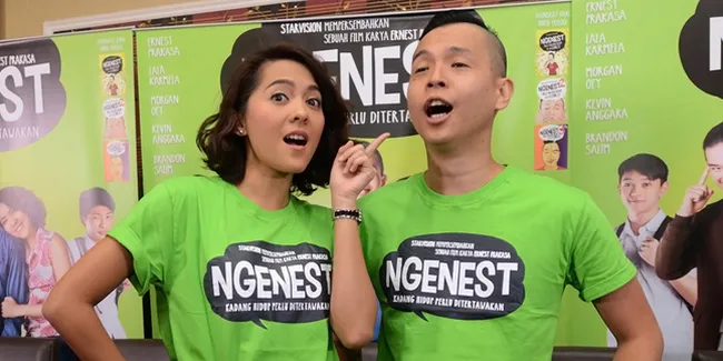 Pertama Kali Main Film, Lala Karmela 'Diperistri' Ernest Prakasa