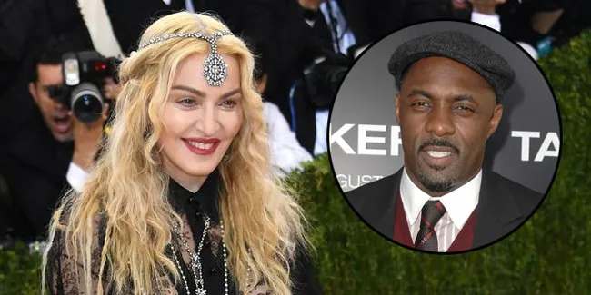 Pesta Bareng, Madonna dan Idris Elba Ciuman Mesra