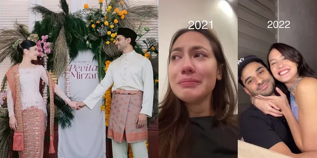 Pevita Pearce Bagikan Perjalanan Cintanya, dari Nangis karena Patah Hati di Tahun 2021 - Bertemu sang Suami di 2022